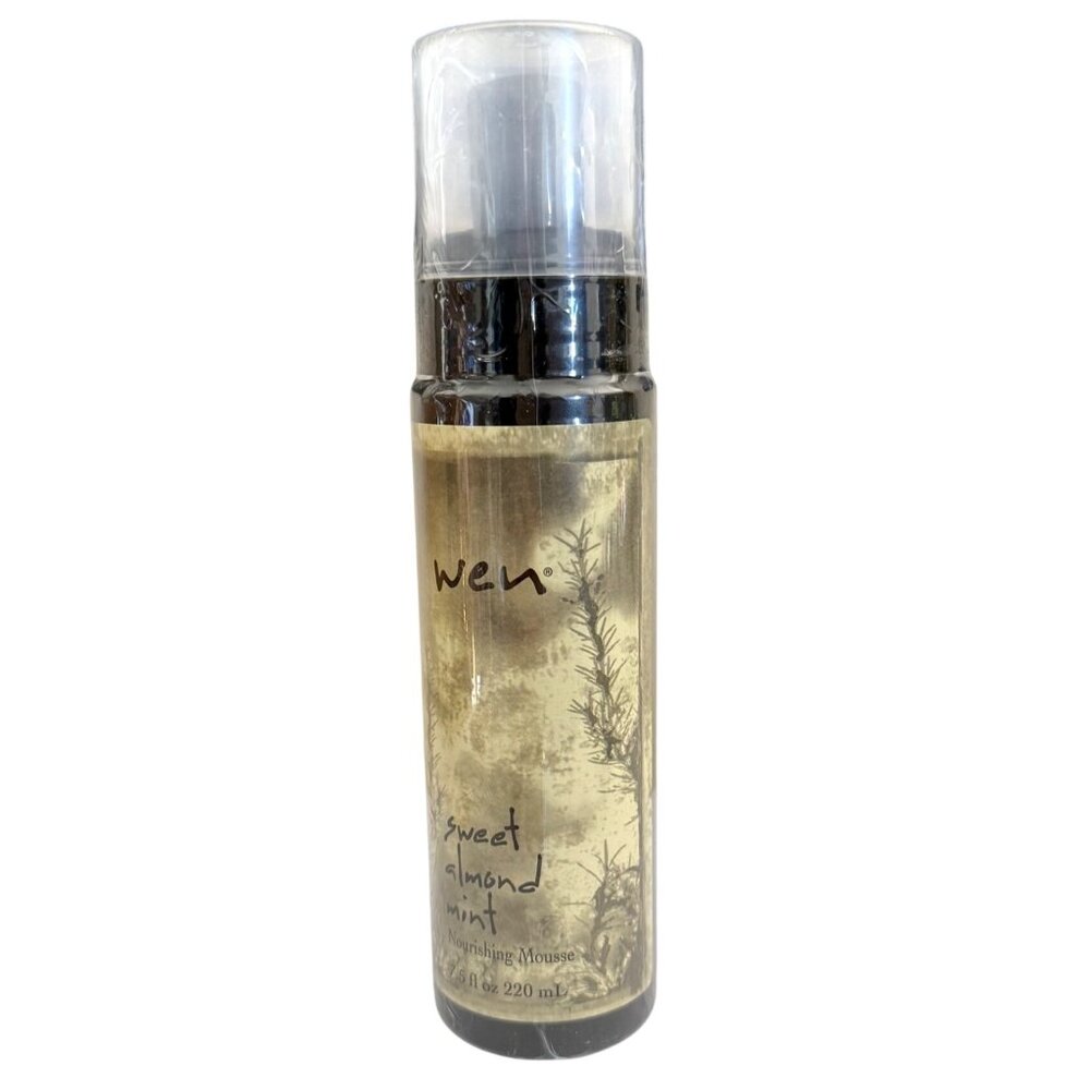 Wen Nourishing Mousse Full Size Sweet Almond Mint by Chaz Dean 7.5 fl oz